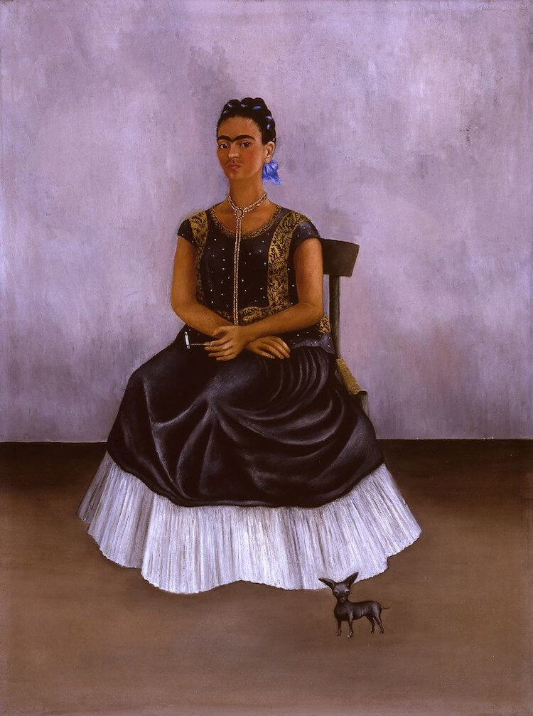 Itzcuintli Dog with Me, 1938 - by Frida Kahlo