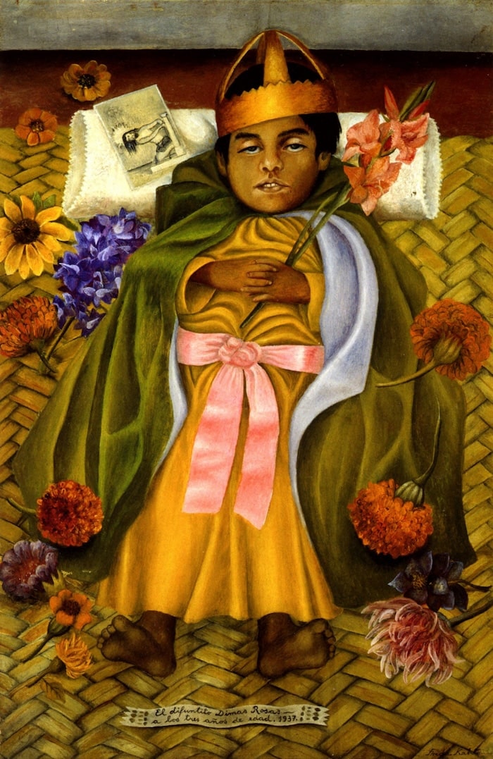 The Deceased Dimas, 1937 - by Frida Kahlo