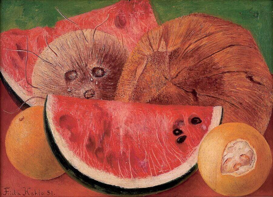 Coconuts, 1951 - by Frida Kahlo