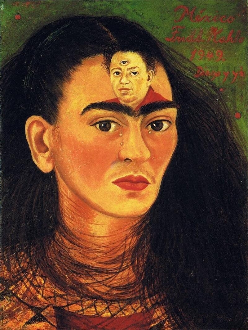 Diego and I, 1949 by Frida Kahlo