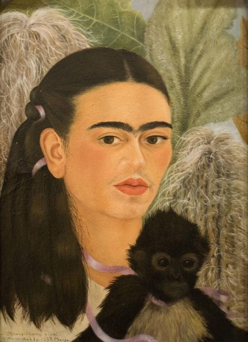 Fulang Chang and I, 1937 by Frida Kahlo