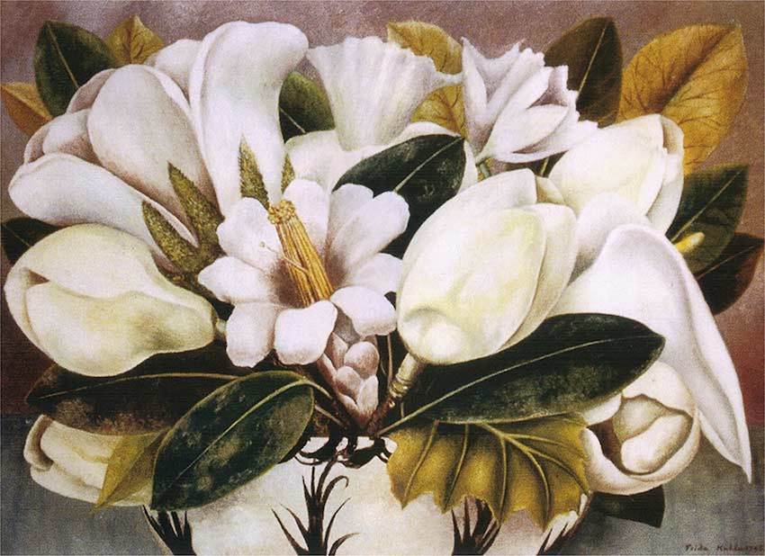 Magnolias, 1945 - by Frida Kahlo
