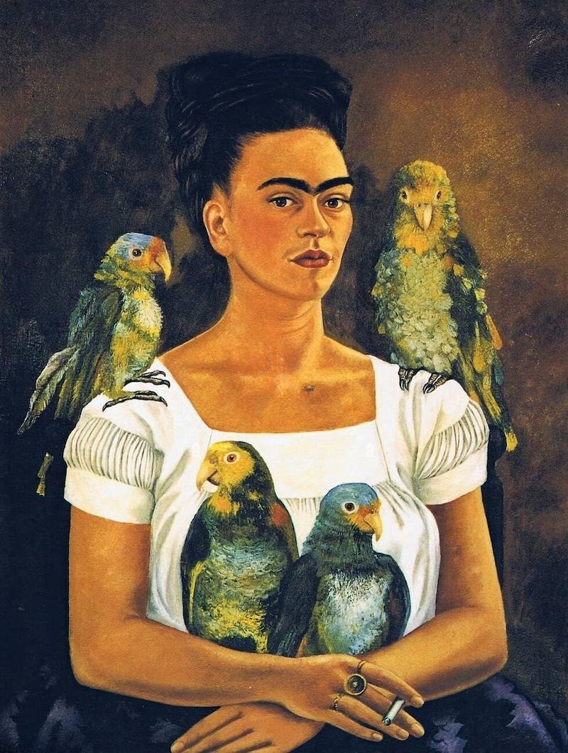 Me and My Parrot, 1941 by Frida Kahlo