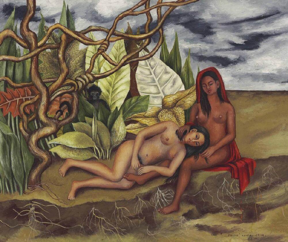 Two Nudes in a Forest, 1939 by Frida Kahlo
