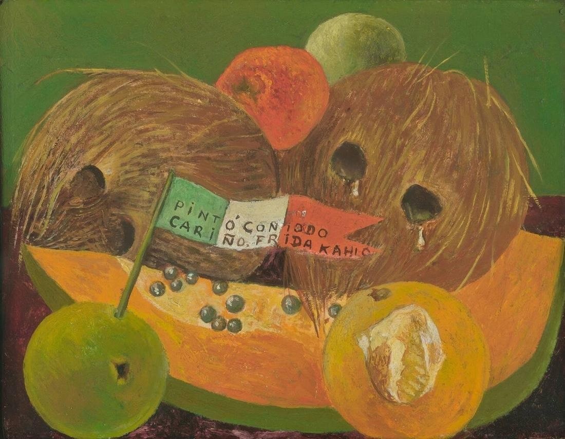 Weeping Coconuts - by Frida Kahlo