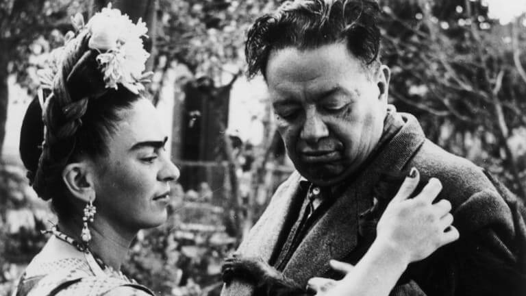 Photo of Frida and Diego Rivera