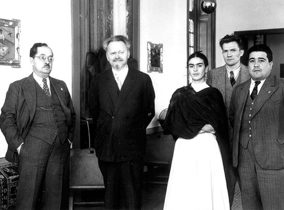 Frida Kahlo and Leon Trotsky