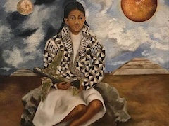Portrait of Lucha Maria a Girl from Tehuacan by Frida Kahlo
