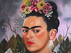 Self Portrait Dedicated to Dr Eloesser by Frida Kahlo