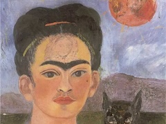 Self Portrait with a Portrait of Diego on the Breast by Frida Kahlo
