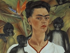 Self Portrait with Monkeys by Frida Kahlo