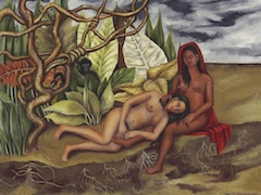 Two Nudes in a Forest by Frida Kahlo